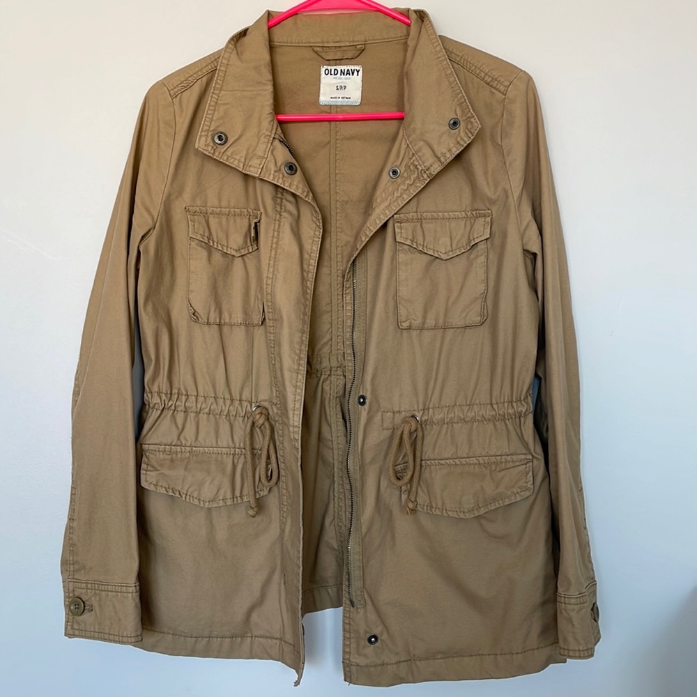 Old Navy Women’s Tan Utility Jacket | Size S